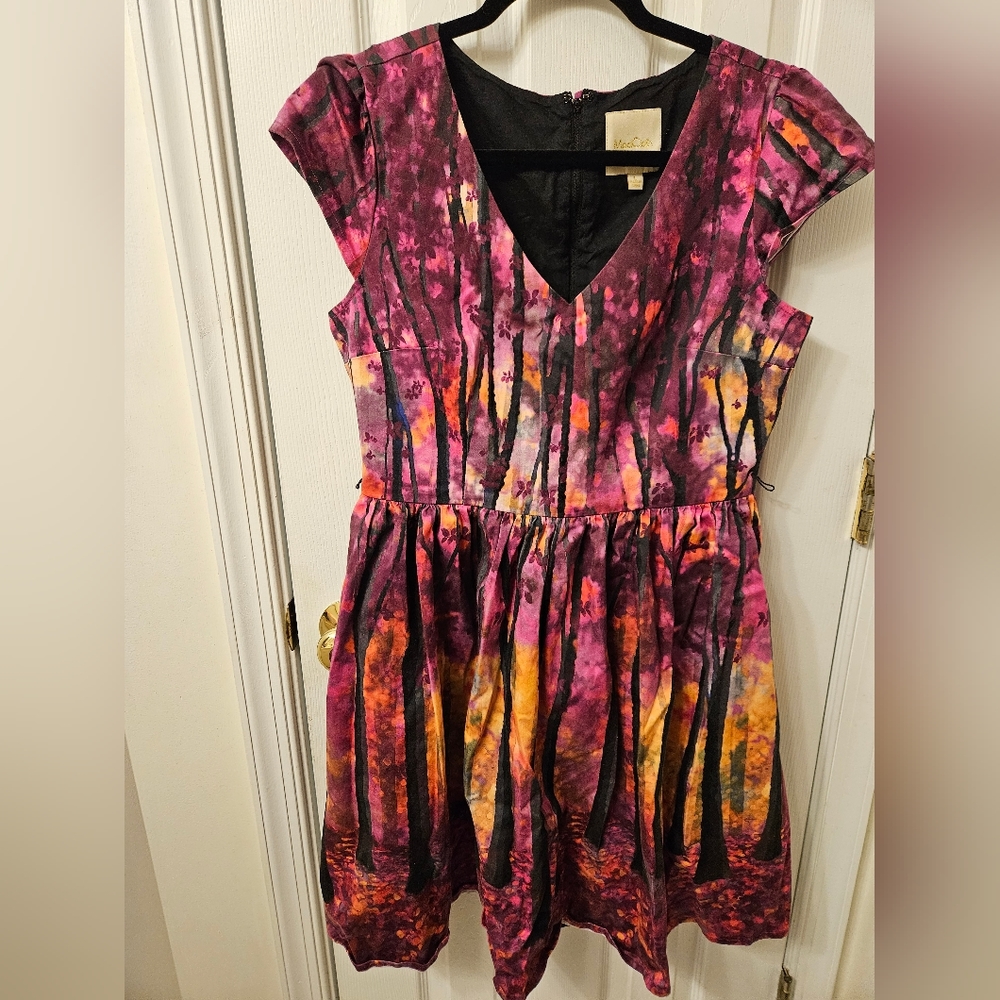 Modcloth Frondescent Fete Dress in Thicket L